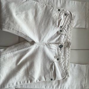 Free people cream jeans